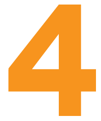 Number 4 Transparent PNG Image