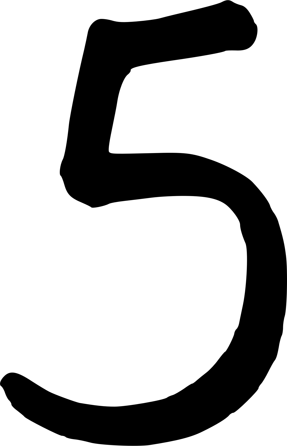 Number 5 Transparent PNG Image