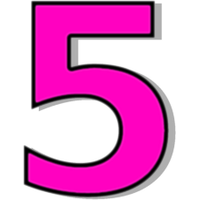 Number 5 PNG