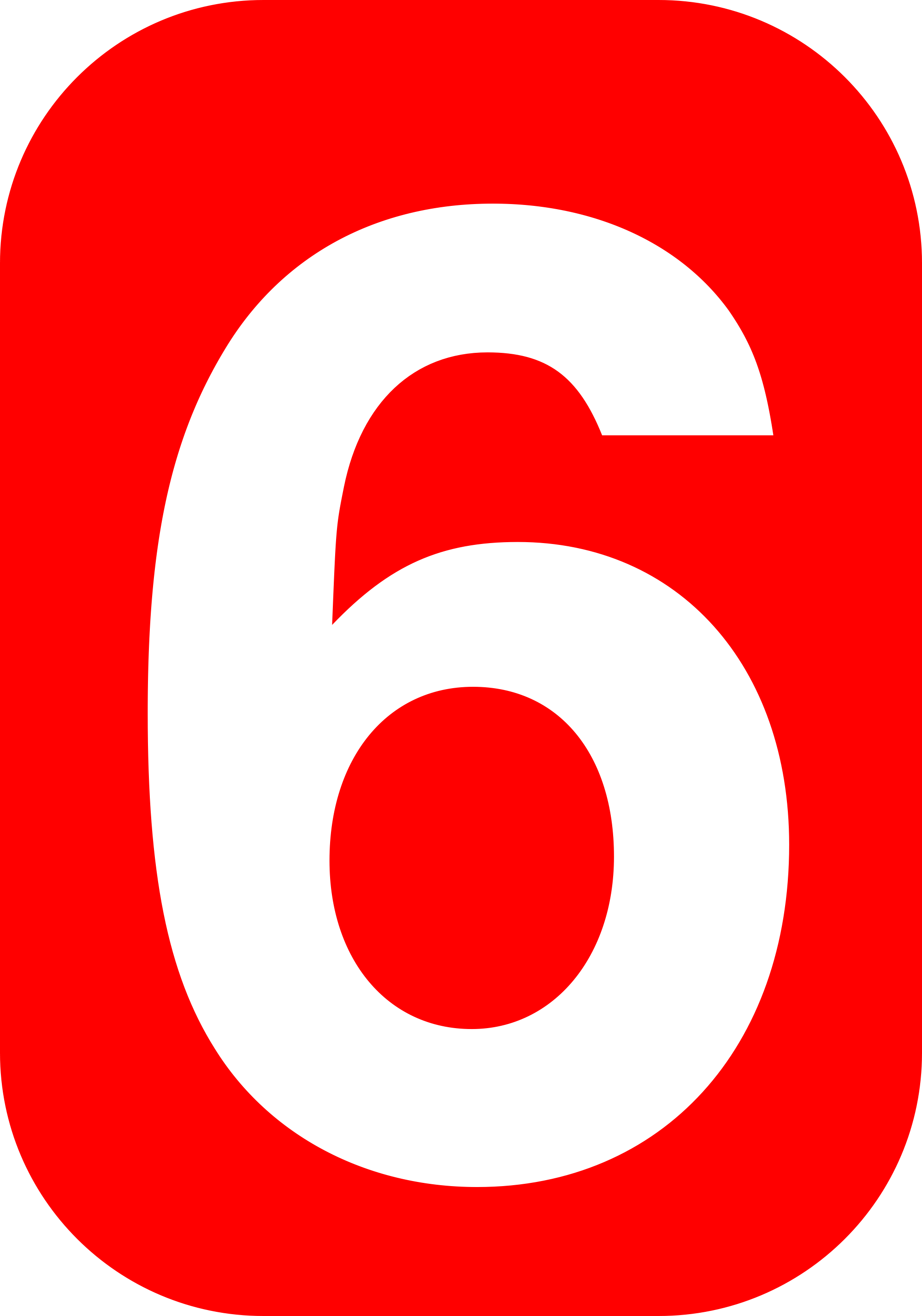 Number 6 Transparent PNG Image