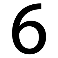 Number 6 PNG