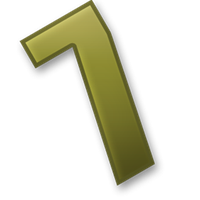 Number 7 Transparent PNG Image
