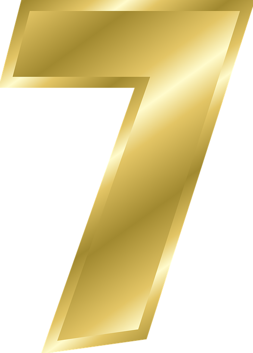 Number 7 Transparent PNG Image