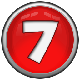 Number 7 Transparent PNG Image