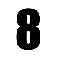 Number 8 PNG