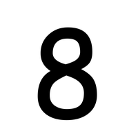 Number 8 PNG