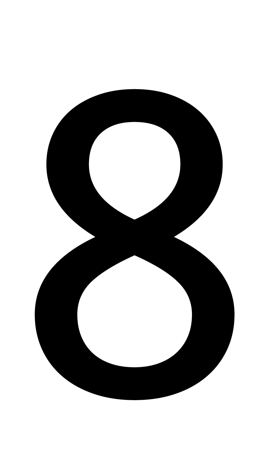 Number 8 Transparent PNG Image