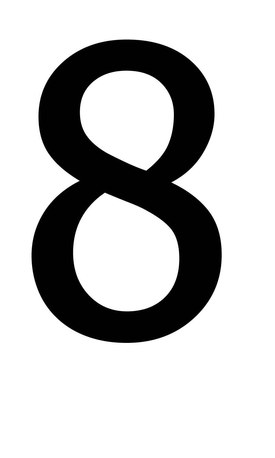 Number 8 Transparent PNG Image