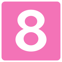 Number 8 PNG