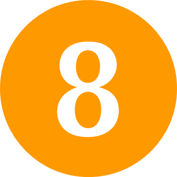 Number 8 Transparent PNG Image