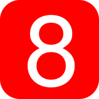 Number 8 PNG
