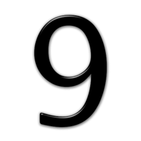 Number 9 Transparent PNG Image