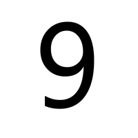 Number 9 PNG