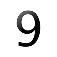 Number 9 PNG