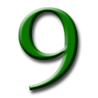 Number 9 PNG