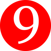 Number 9 PNG