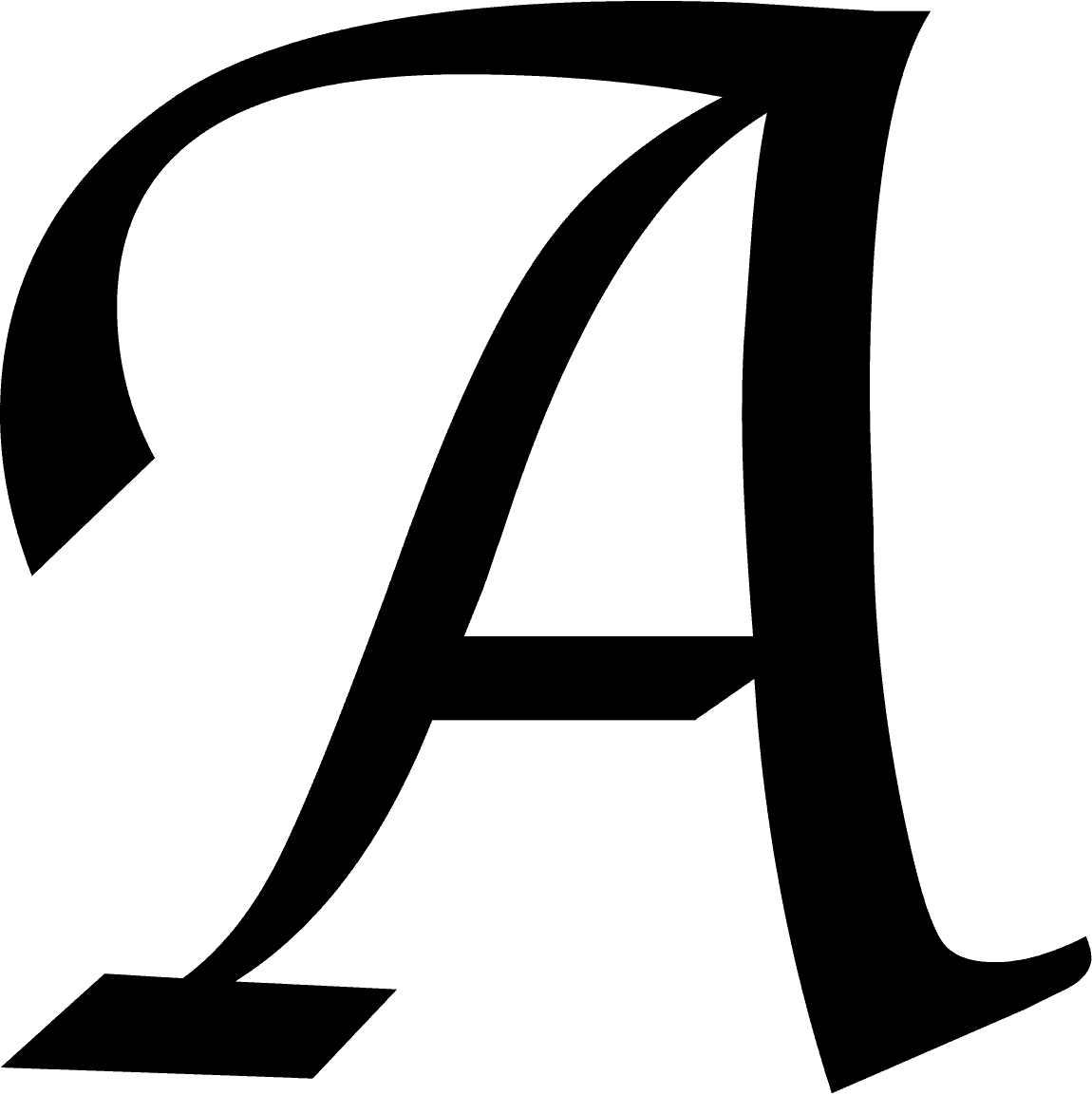 Letter A Transparent PNG Image