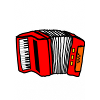 Photos Vector Red Accordion Free PNG HQ PNG