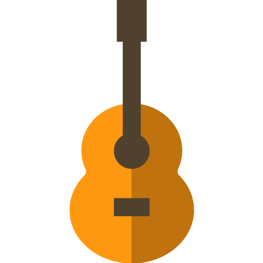 Guitar Acoustic Vector Yellow PNG Download Free PNG Image