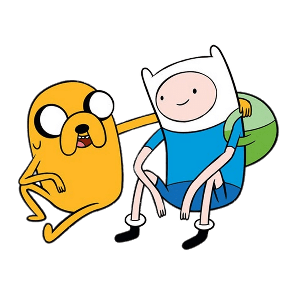 And Jake Adventure Finn Time PNG Image
