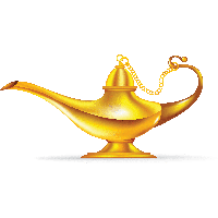 Aladdin lamp PNG