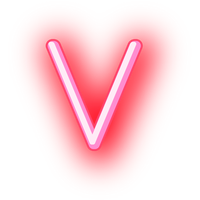 Pink Alphabet Neon Free Clipart HQ