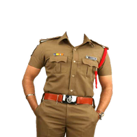 Picture Police Challenging Darshan Indian Officer Star PNG