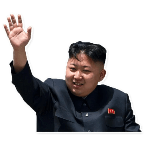 Korea North Kim Jongun Sticker Human Behavior PNG Image