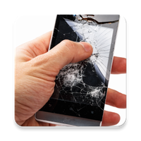 Smartphone Screen Broken Crack Device Cracked Electronic PNG