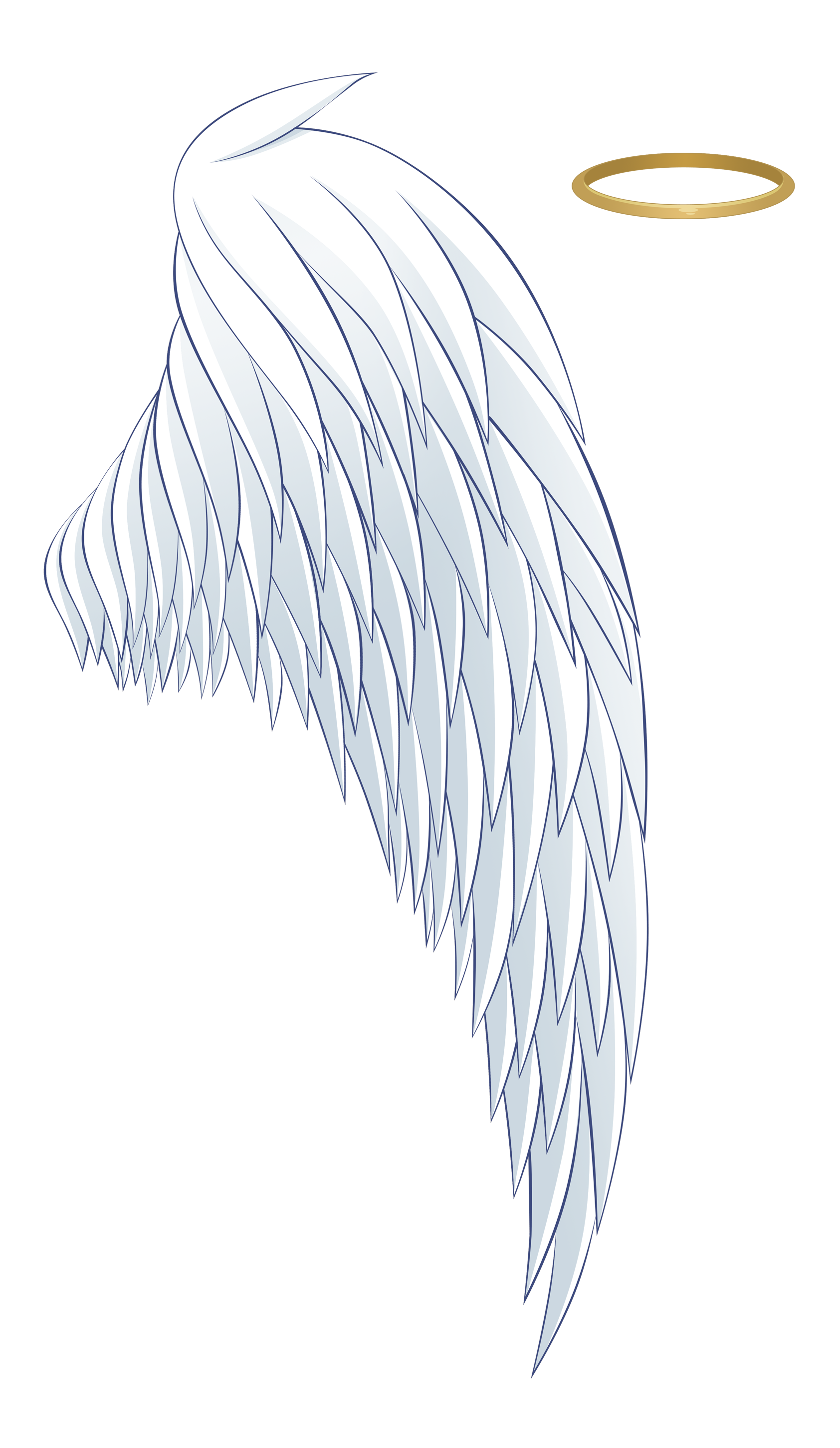 And Angel Wing Aureola White Wings Halo PNG Image