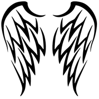 Tattoo Sleeve Tribe Tattoos Wing Lower-Back Wings PNG Image