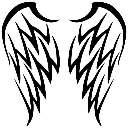 Tattoo Sleeve Tribe Tattoos Wing Lower-Back Wings PNG Image