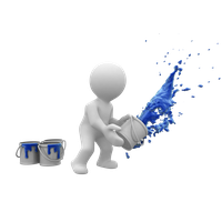 Computer Figure Icons Silhouette,Paint People Character Animation PNG