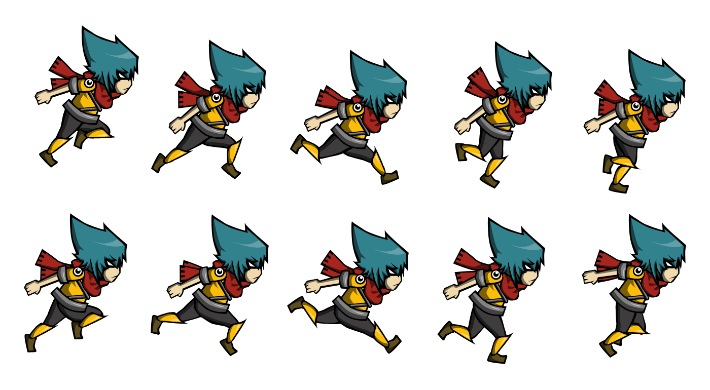 Download Computer Sprite Figure Character Fictional 2D Animation HQ PNG