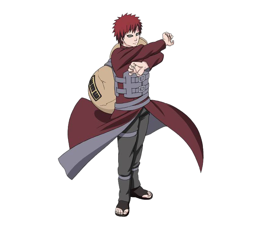 Gaara Png Background Image - Gaara Render,Gaara Png - free transparent png  images 