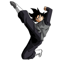Black Goku Free Transparent Image HD