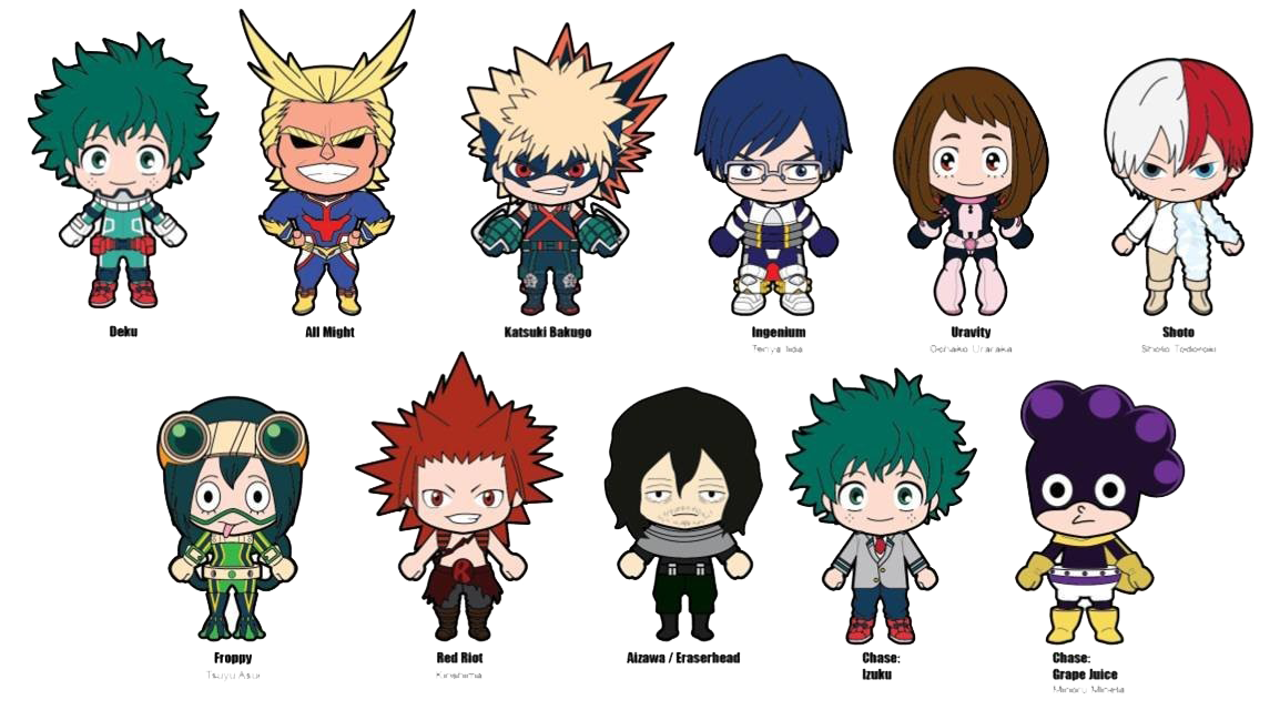 Hero Academia My Characters Free Clipart HQ PNG Image