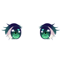 Cute Eyes Anime HQ Image Free Transparent PNG Image