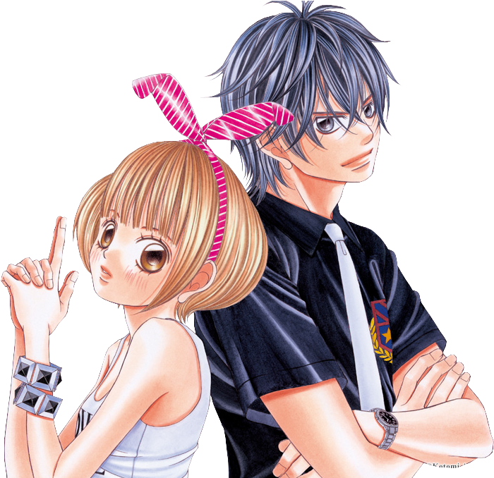 Cute Couple Anime PNG Free Photo PNG Image