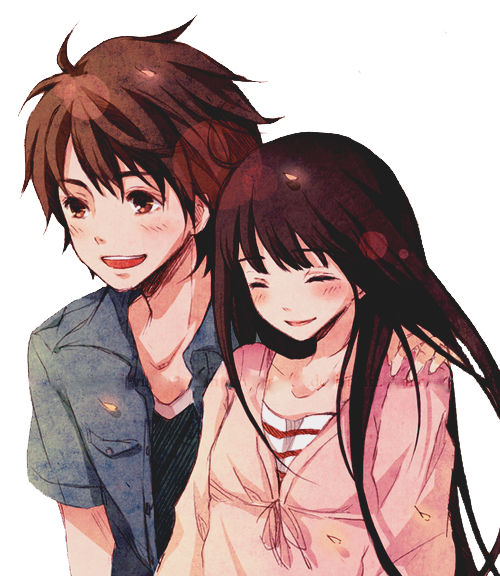Anime Love Couple Png Transparent - Hugging Cute Anime Couples, Png  Download - vhv