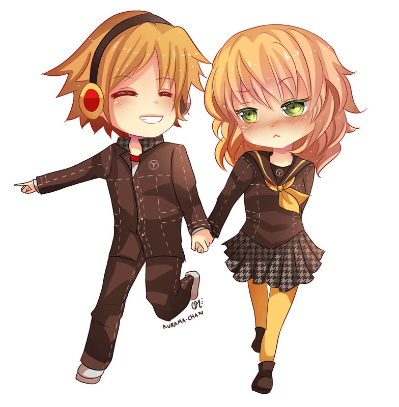 Chibi Couple Anime PNG Image High Quality PNG Image