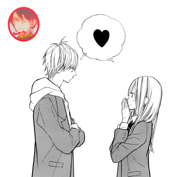 Photos Couple Love Anime Free Download PNG HD PNG Image