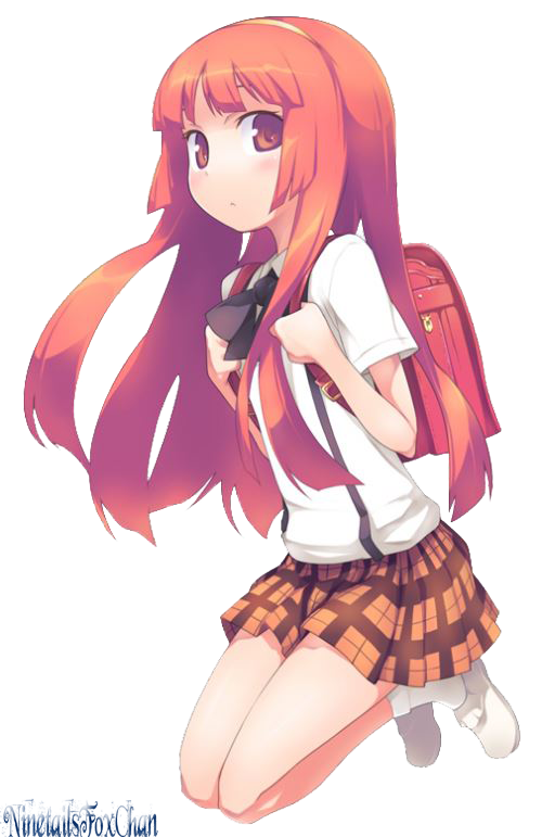 School Anime Girl Free Download PNG HD PNG Image