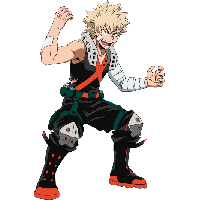 Bakugo Katsuki PNG Free Photo