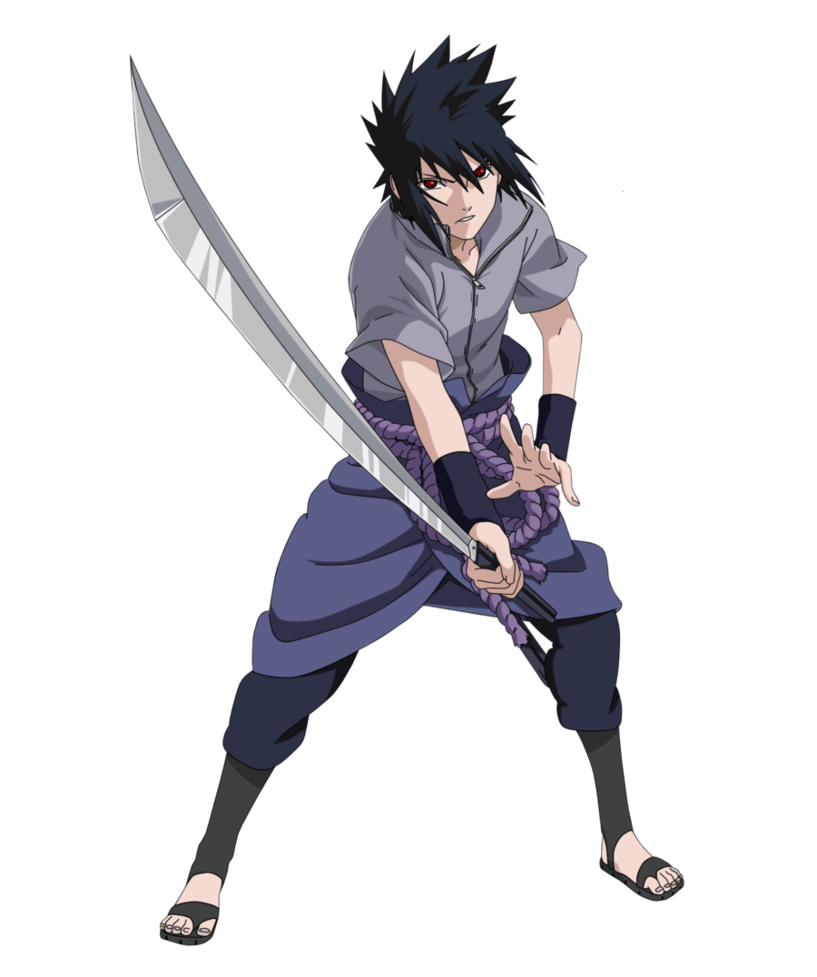 Uchiha Sasuke Transparent Background PNG Image