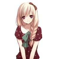 Anime girl PNG transparent image download, size: 1920x1200px