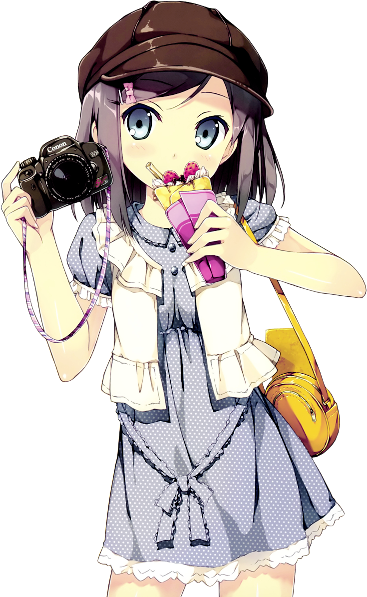 Anime girl PNG transparent image download, size: 1920x1200px