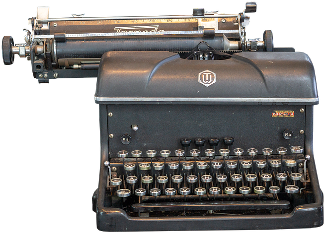 Antique Portable Typewriter Free Transparent Image HQ PNG Image