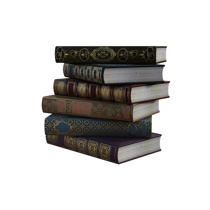 Antique Book Stack Free Download PNG HQ PNG Image