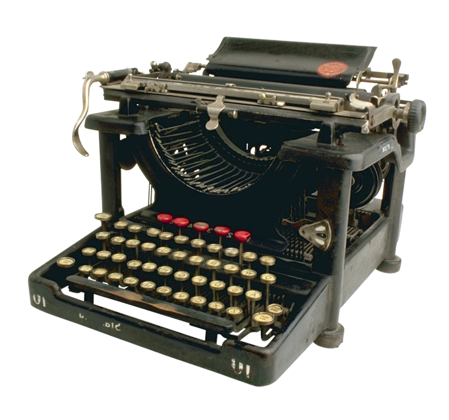 Antique Typewriter PNG Free Photo PNG Image